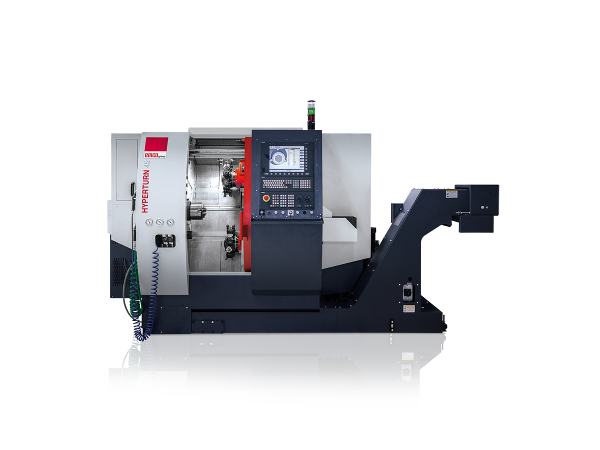 Hyperturn 45 EMCO lathes and milling machines for CNC turning and milling