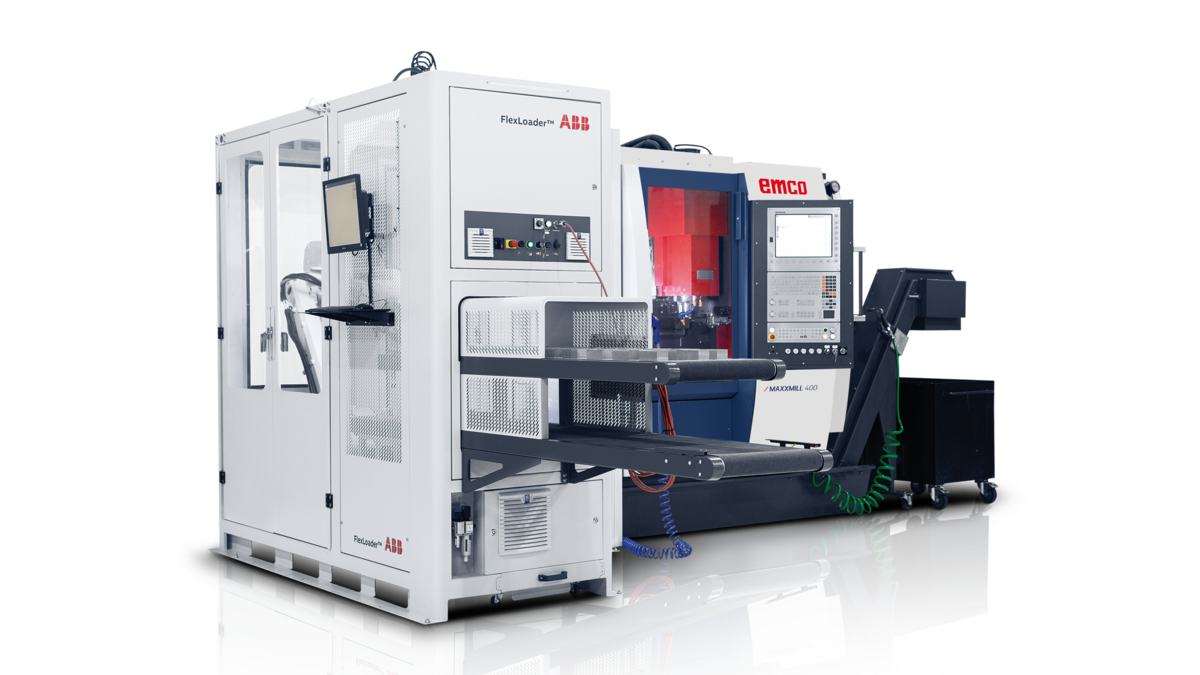 Flexloader EMCO lathes and milling machines for CNC turning and milling