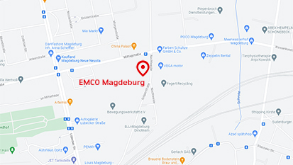 Google Maps EMCO Magdeburg