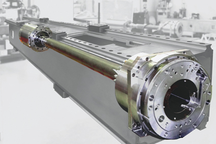 Direct drive, high reliability and long-life of the
machine spindle line