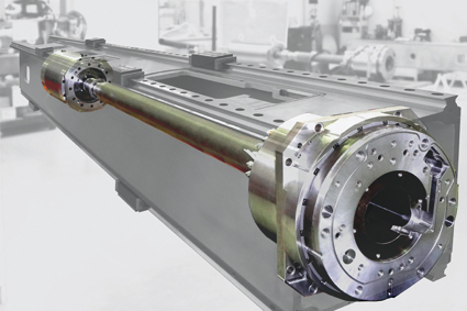 Direct drive, high reliability and long-life of the
machine spindle line
